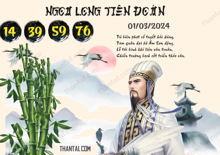 Ngọa Long Tiên Đoán 15/02/2024