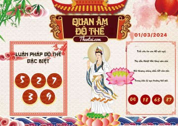 Quan Âm Độ Thế 01/03/2024