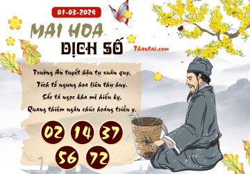 Mai Hoa Dịch Số 01/03/2024