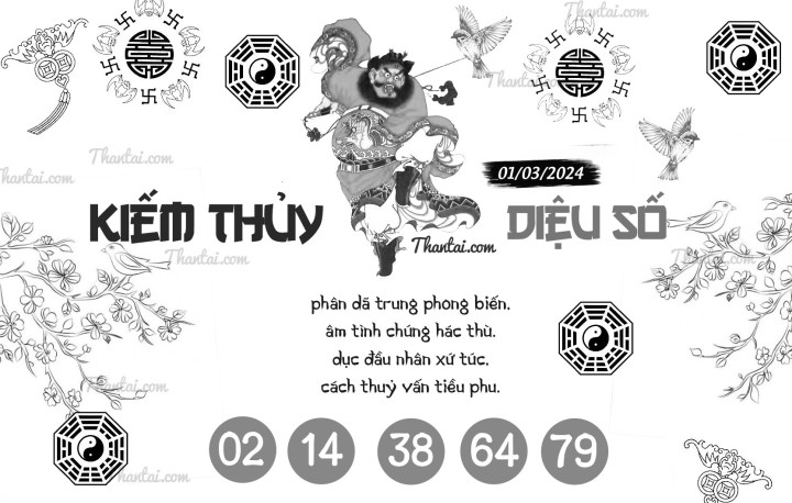 KIẾM THỦY DIỆU SỐ 15/02/2024