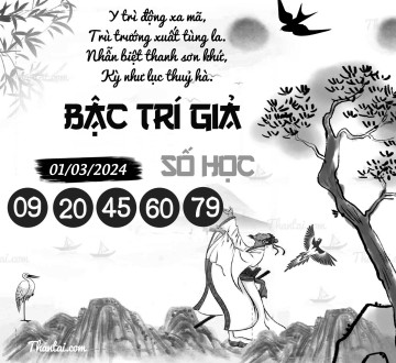 BẬC TRÍ GIẢ SỐ HỌC 01/03/2024