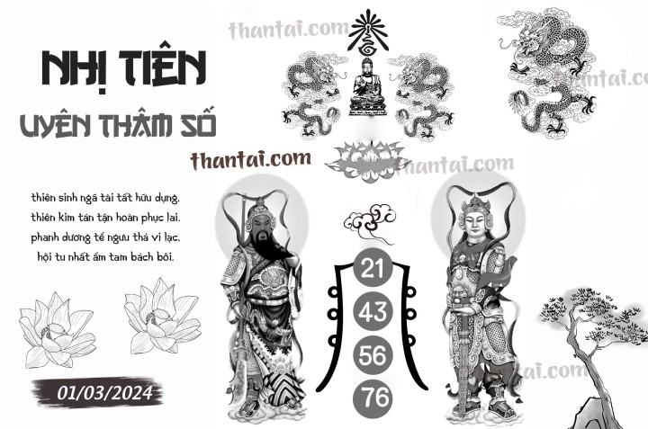 NHỊ TIÊN UYÊN THÂM SỐ 15/02/2024