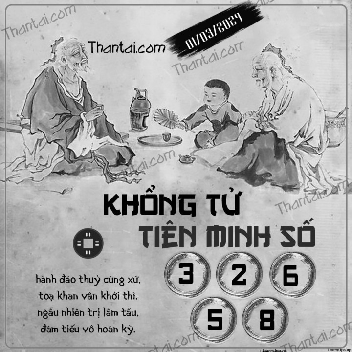 KHỔNG TỬ TIÊN MINH SỐ 15/02/2024