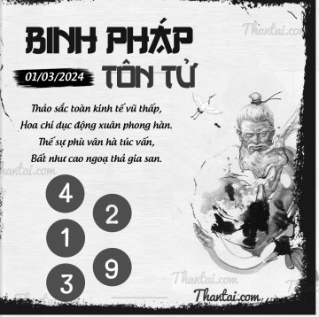 BINH PHÁP TÔN TỬ 01/03/2024