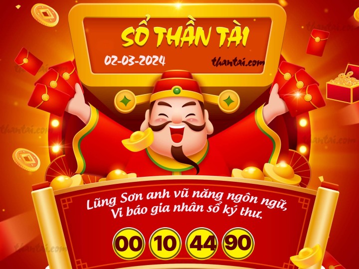 SỔ THẦN TÀI 16/02/2024
