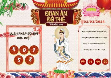 Quan Âm Độ Thế 02/03/2024