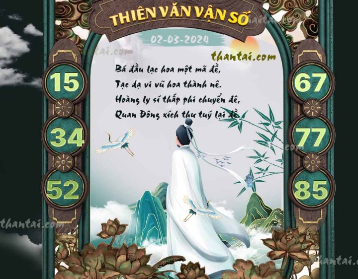 THIÊN VĂN VẬN SỐ 16/02/2024