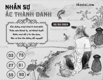 NHẪN SỰ ẮC THÀNH DANH 02/03/2024