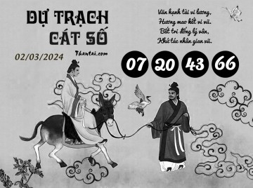 DỰ TRẠCH CÁT SỐ 02/03/2024