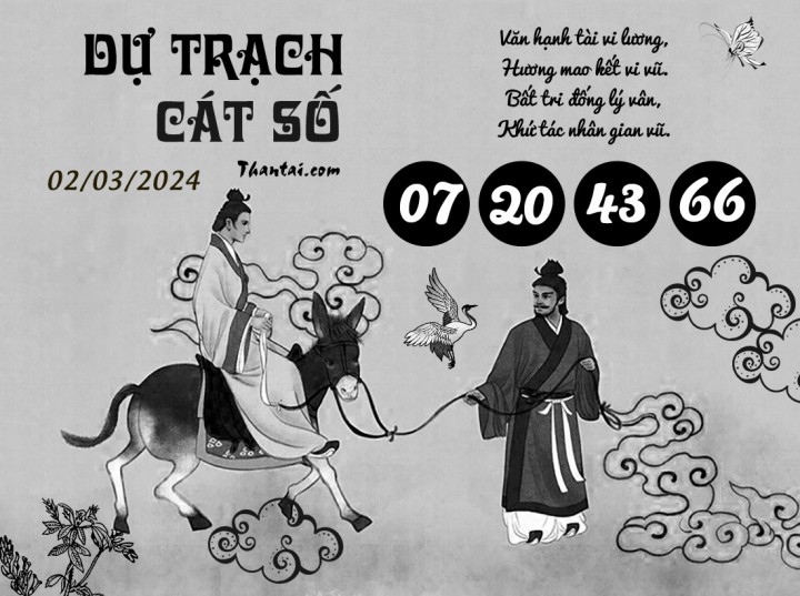 DỰ TRẠCH CÁT SỐ 16/02/2024