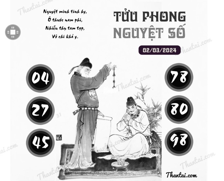 TỬU PHONG NGUYỆT SỐ 16/02/2024