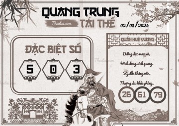 QUANG TRUNG TÁI THẾ 02/03/2024