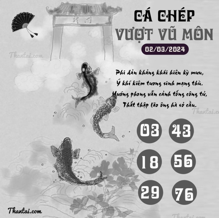 CÁ CHÉP VƯỢT VŨ MÔN 16/02/2024