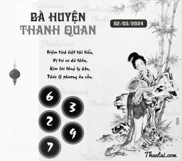 BÀ HUYỆN THANH QUAN 02/03/2024