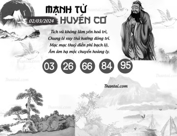 MẠNH TỬ HUYỀN CƠ 02/03/2024