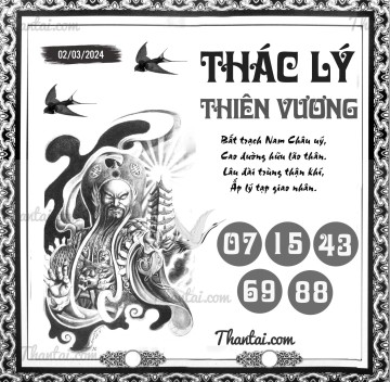 THÁC LÝ THIÊN VƯƠNG 02/03/2024