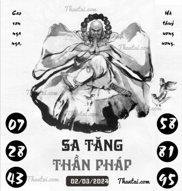 SA TĂNG THẦN PHÁP 02/03/2024