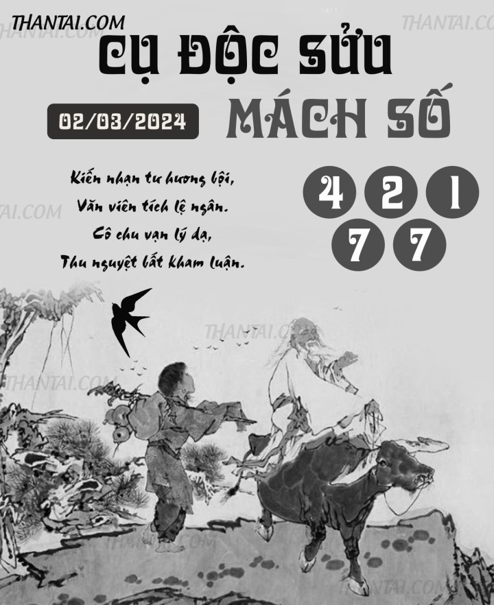 CỤ ĐỘC SỬU MÁCH SỐ 16/02/2024