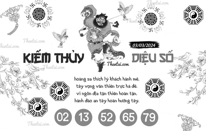KIẾM THỦY DIỆU SỐ 17/02/2024