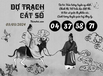 DỰ TRẠCH CÁT SỐ 03/03/2024