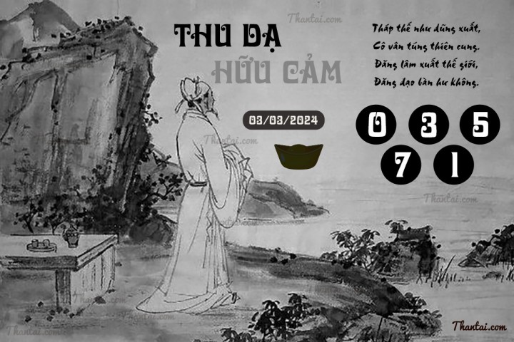 THU DẠ HỮU CẢM 17/02/2024
