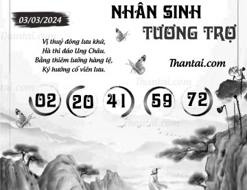 NHÂN SINH TƯƠNG TRỢ 03/03/2024