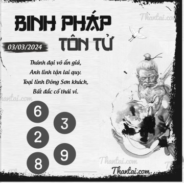 BINH PHÁP TÔN TỬ 03/03/2024