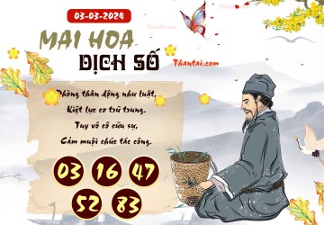 Mai Hoa Dịch Số 04/03/2024