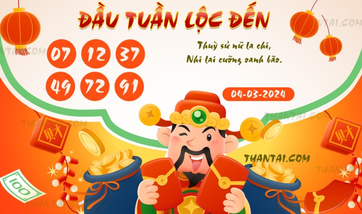 ĐẦU TUẦN LỘC ĐẾN 18/02/2024