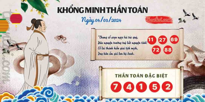 Khổng Minh Thần Toán 18/02/2024