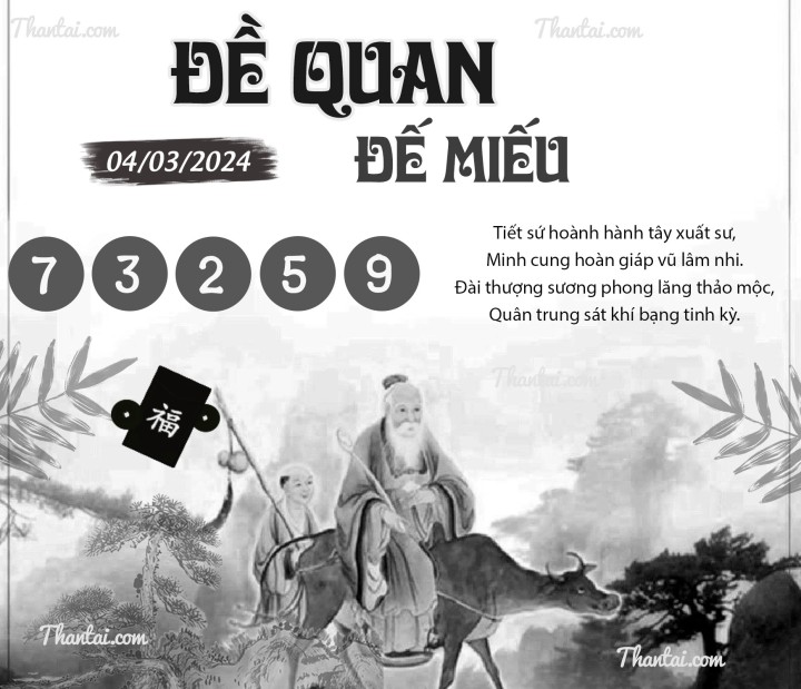 ĐỀ QUAN ĐẾ MIẾU 18/02/2024