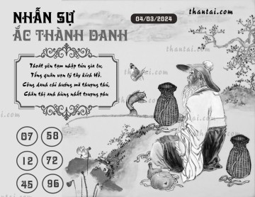 NHẪN SỰ ẮC THÀNH DANH 04/03/2024