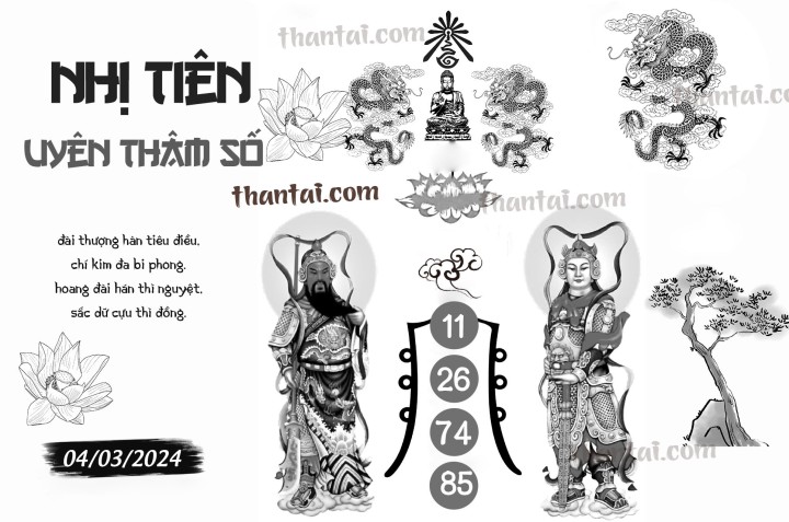 NHỊ TIÊN UYÊN THÂM SỐ 18/02/2024