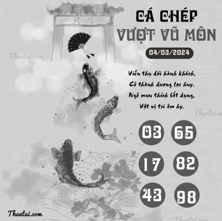 CÁ CHÉP VƯỢT VŨ MÔN 18/02/2024