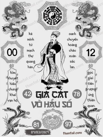 GIA CÁT VÕ HẦU SỐ 04/03/2024