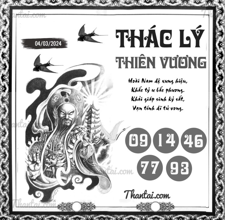 THÁC LÝ THIÊN VƯƠNG 18/02/2024