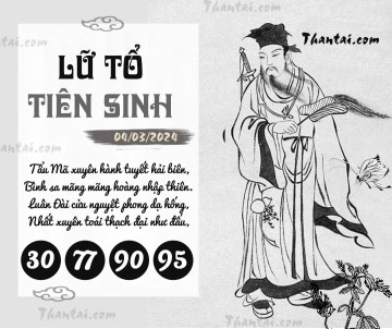 LỮ TỔ TIÊN SINH 04/03/2024