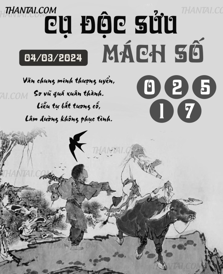 CỤ ĐỘC SỬU MÁCH SỐ 18/02/2024