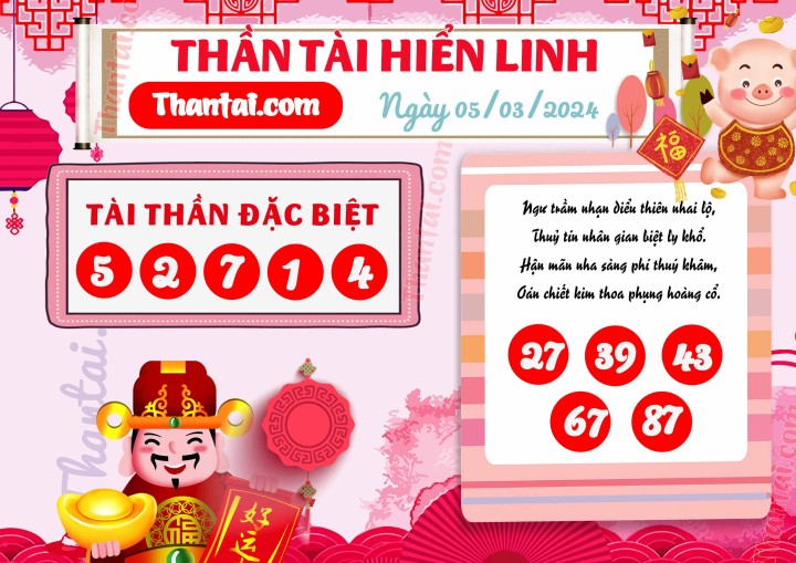 THẦN TÀI HIỂN LINH 19/02/2024