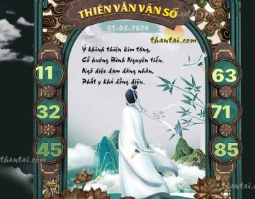 THIÊN VĂN VẬN SỐ 05/03/2024