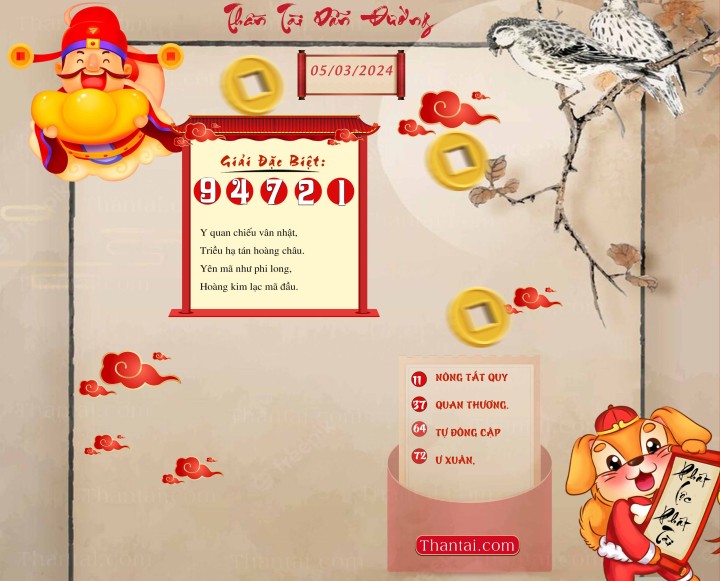 THẦN TÀI DẪN ĐƯỜNG 19/02/2024