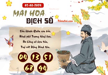 Mai Hoa Dịch Số 05/03/2024