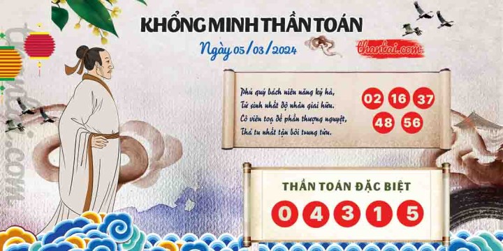 Khổng Minh Thần Toán 19/02/2024