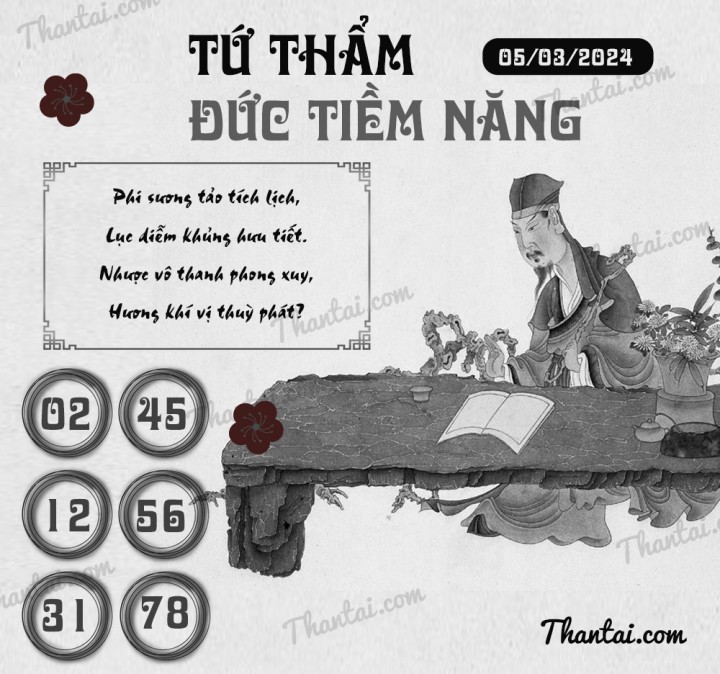 TỨ THẨM ĐỨC TIỀM NĂNG 19/02/2024