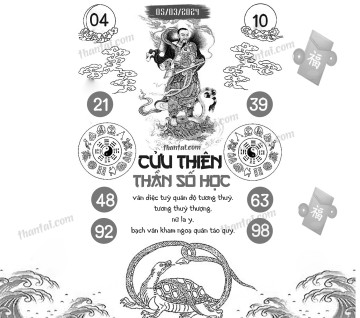 CỬU THIÊN THẦN SỐ HỌC 05/03/2024