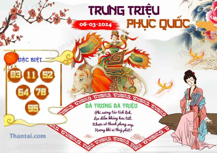 Trưng Triệu Phục Quốc 20/02/2024