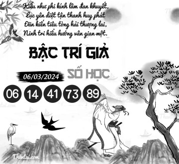 BẬC TRÍ GIẢ SỐ HỌC 06/03/2024