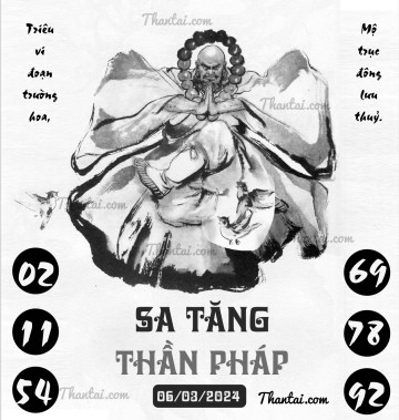 SA TĂNG THẦN PHÁP 06/03/2024