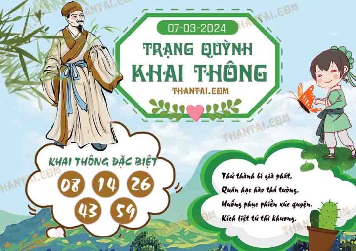 Trạng Quỳnh Khai Thông 21/02/2024