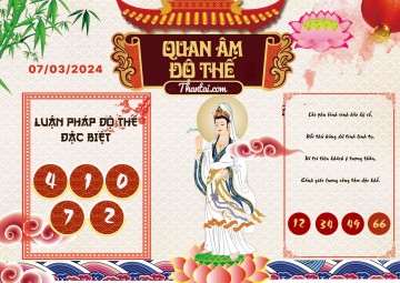 Quan Âm Độ Thế 07/03/2024